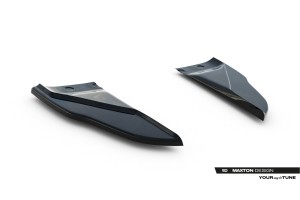 Rear Side Splitters V.2 Tesla Model S Mk1