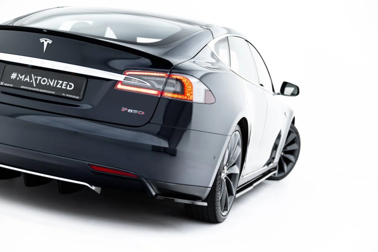 Πίσω Πλευρικοί Splitters V.2 Tesla Model S Mk1