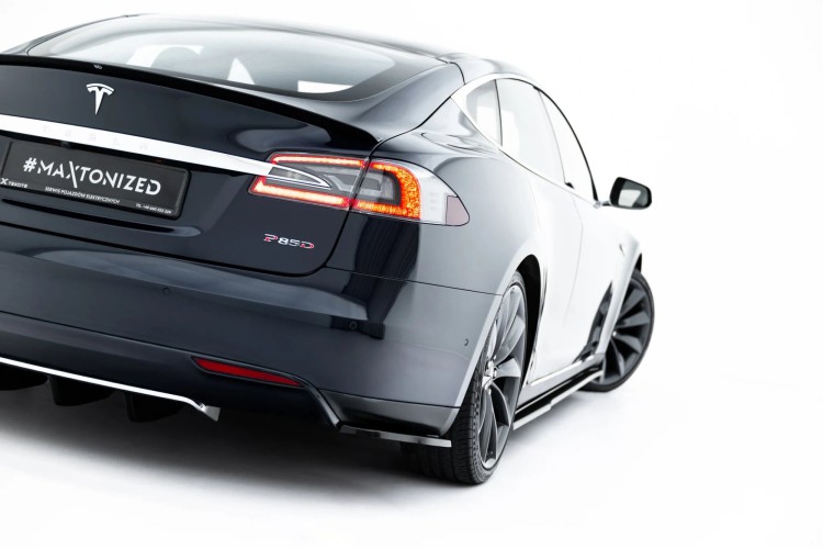 Πίσω Πλευρικοί Splitters V.2 Tesla Model S Mk1