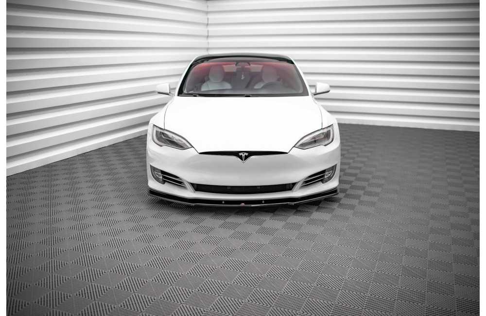 FRONT SPLITTER V.1 Tesla Model S Facelift