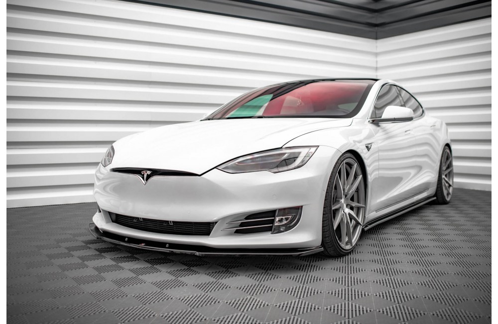 FRONT SPLITTER V.1 Tesla Model S Facelift