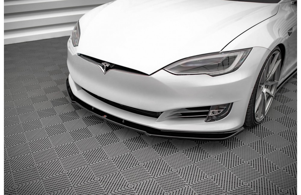 FRONT SPLITTER V.1 Tesla Model S Facelift