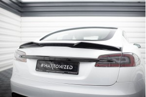 Spoiler Cap 3D Tesla Model S Plaid Mk1 Facelift Spoiler Cap 3D Tesla Model S Plaid Mk1 Facelift