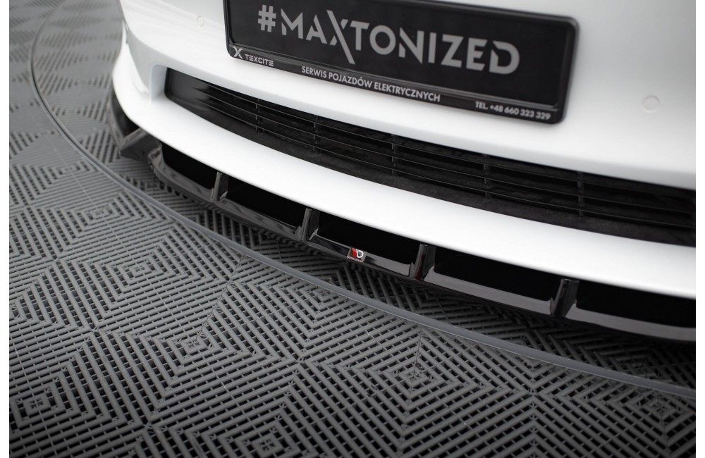 Front Splitter V.1 Tesla Model S Plaid Mk1 Facelift