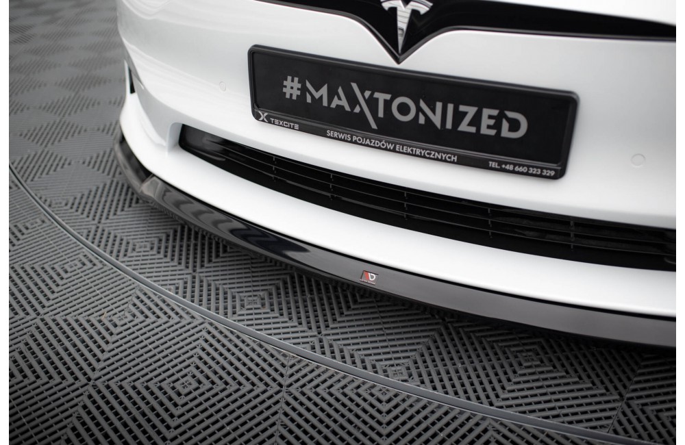 Front Splitter V.2 Tesla Model S Plaid Mk1 Facelift