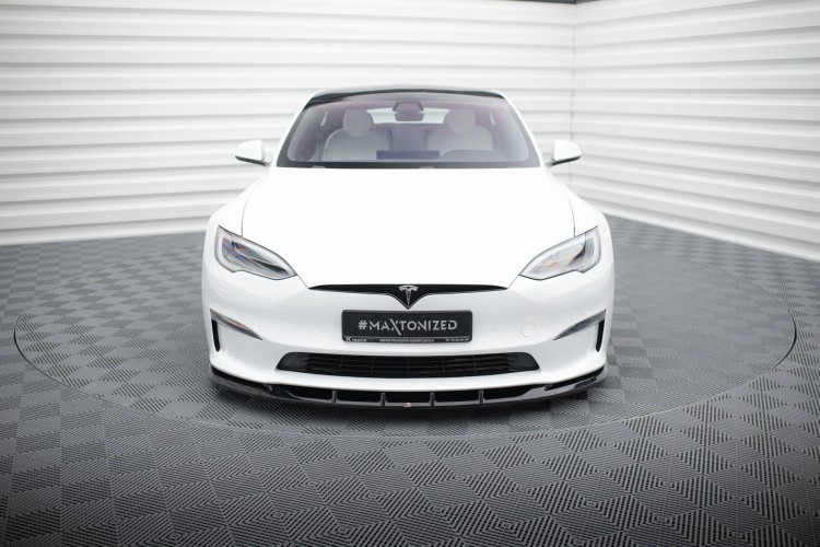 Μπροστινός Splitter V.3 Tesla Model S Plaid Mk1 Facelift