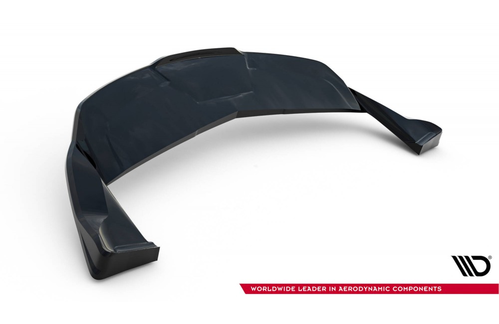 Rear Splitter (with vertical bars) V.1 Tesla Model S Plaid Mk1 Facelift