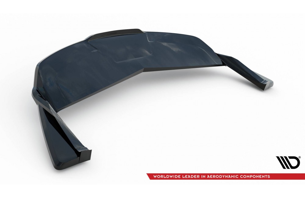 Rear Splitter (with vertical bars) V.2 Tesla Model S Plaid Mk1 Facelift