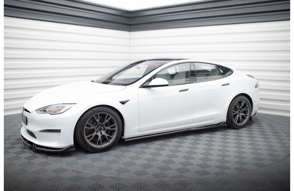 Side Skirts Diffusers V.1 Tesla Model S Plaid Mk1 Facelift