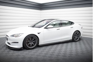 Side Skirts Diffusers V.1 Tesla Model S Plaid Mk1 Facelift