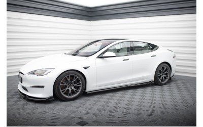 Side Skirts Diffusers V.1 Tesla Model S Plaid Mk1 Facelift