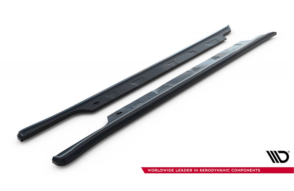 Side Skirts Diffusers V.1 Tesla Model S Plaid Mk1 Facelift