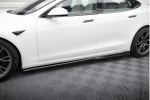 Side Skirts Diffusers V.1 Tesla Model S Plaid Mk1 Facelift