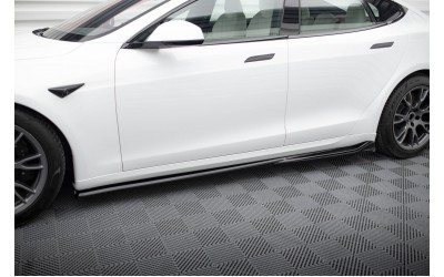 Side Skirts Diffusers V.1 Tesla Model S Plaid Mk1 Facelift