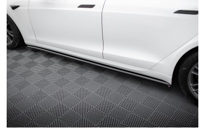 Side Skirts Diffusers V.2 Tesla Model S Plaid Mk1 Facelift