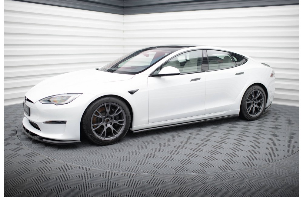 Side Skirts Diffusers V.2 Tesla Model S Plaid Mk1 Facelift