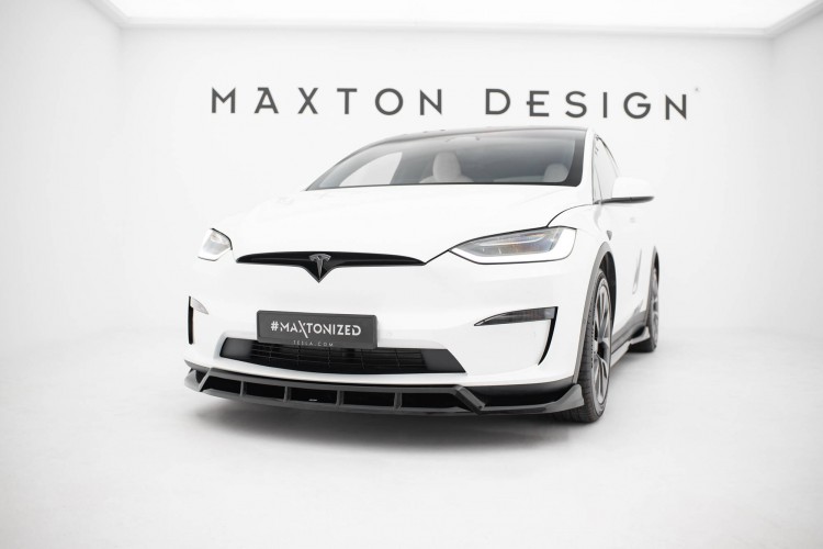 Μπροστινός Splitter V.3 Tesla Model X Mk1 Facelift
