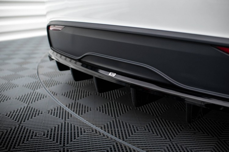 Πίσω Splitter (με κατακόρυφες ράβδους) Tesla Model X Mk1 Facelift