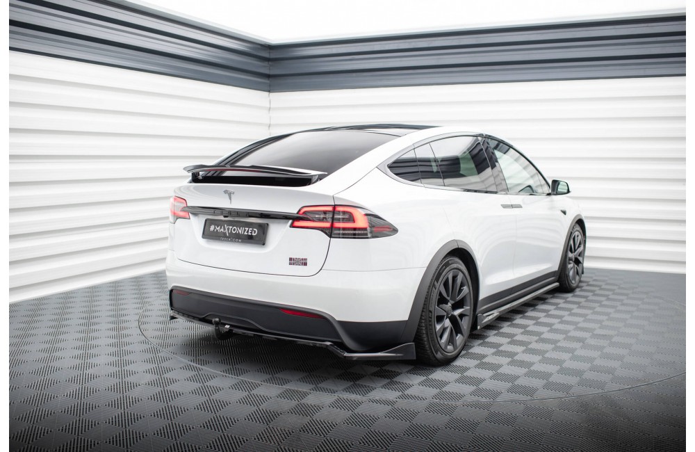 Rear Splitter (with vertical bars) Tesla Model X Mk1 Facelift