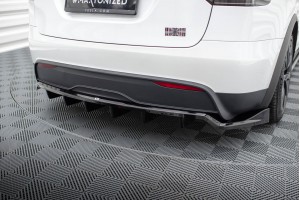 Rear Splitter (with vertical bars) Tesla Model X Mk1 Facelift