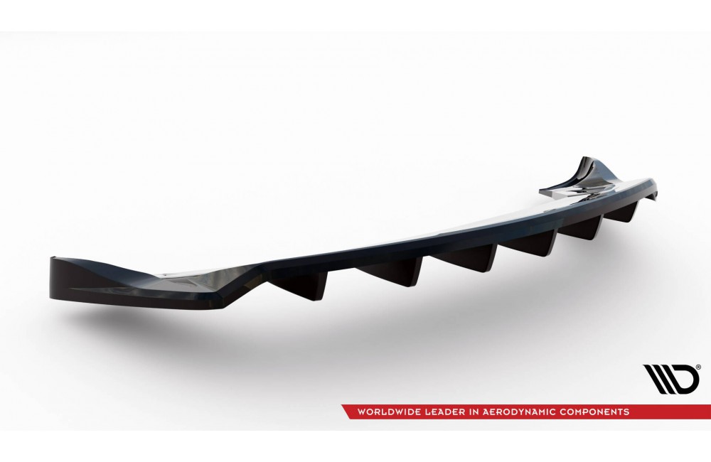 Rear Splitter (with vertical bars) Tesla Model X Mk1 Facelift