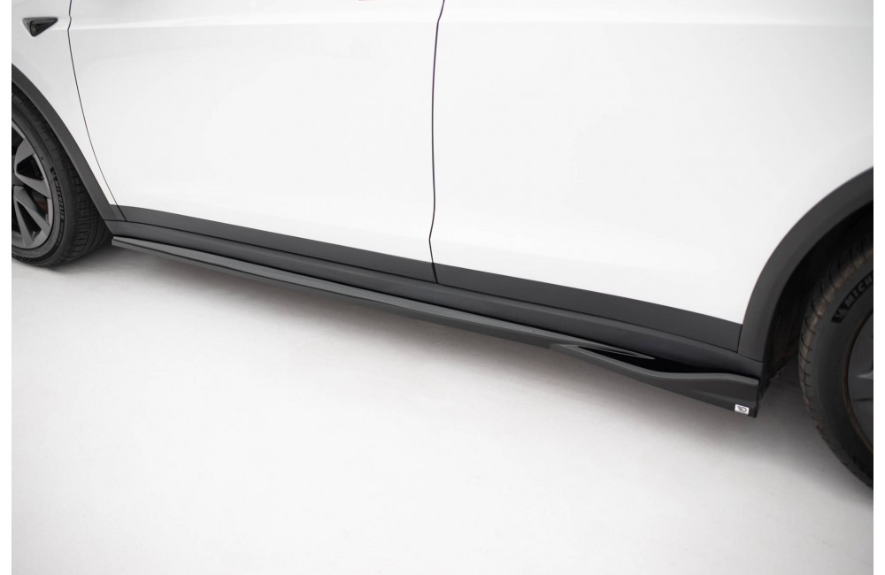 Side Skirts Diffusers V.2 Tesla Model X Mk1 Facelift