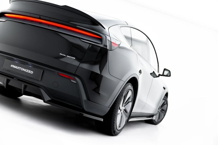 Πίσω Splitter (με κατακόρυφες ράβδους) Tesla Model Y Premium Mk1 Facelift