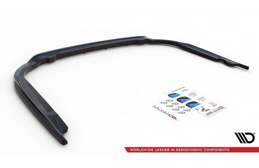 Rear Splitter (with vertical bars) Toyota Avensis Wagon Mk3 Facelift