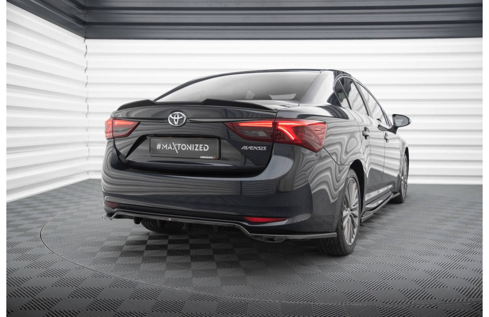 Rear Splitter (with vertical bars) Toyota Avensis Sedan Mk3 Facelift