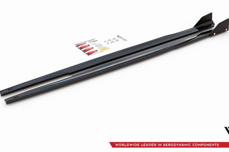 Side Skirts Diffusers V.1 + Flaps Toyota Corolla GR Sport Hatchback XII