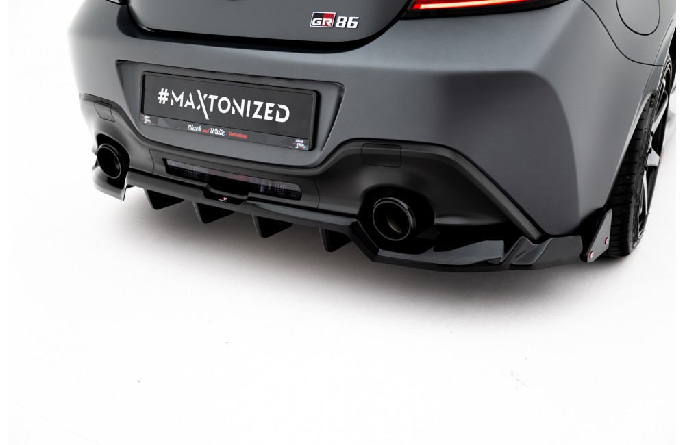 Rear Splitter (with vertical bars) V.1 + Flaps Toyota GR86 Mk1