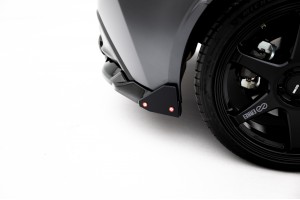 Rear Splitter (with vertical bars) V.1 + Flaps Toyota GR86 Mk1