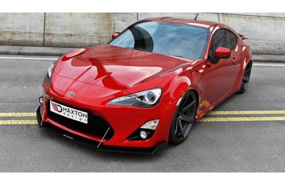 FRONT RACING SPLITTER TOYOTA GT86 (with wings)