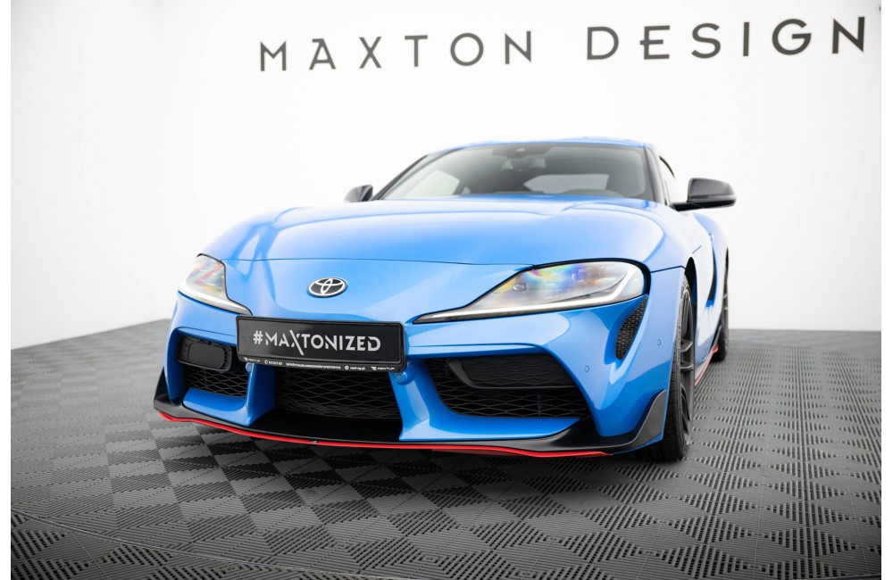 Front Splitter V.3 Toyota Supra Mk5 - Gloss Black