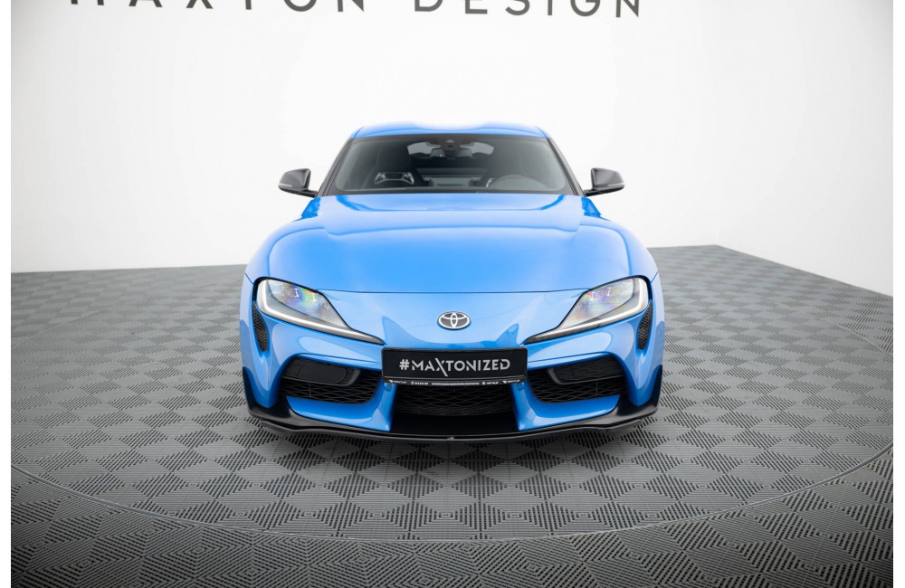 Front Splitter V.3 Toyota Supra Mk5 - Gloss Black