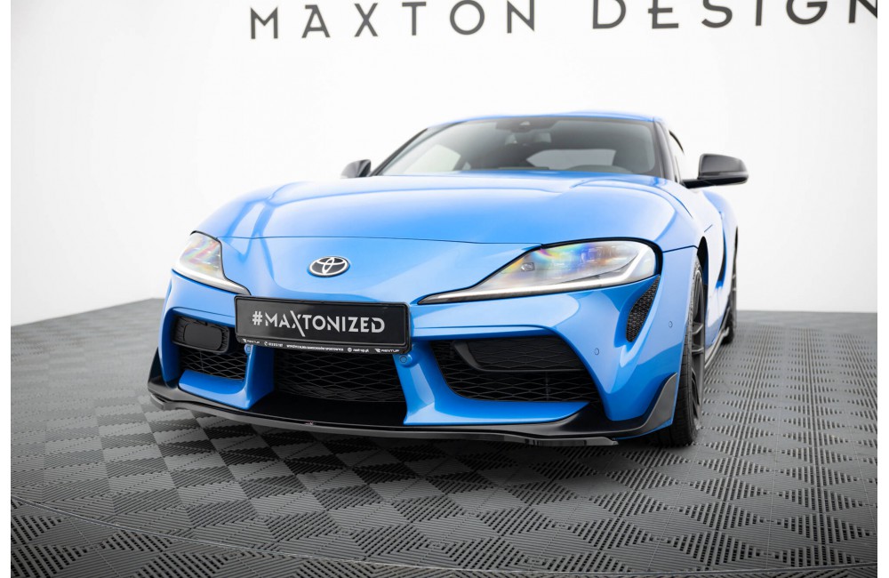 Front Splitter V.3 Toyota Supra Mk5 - Gloss Black