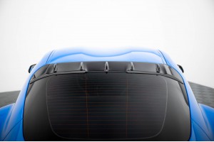 The extension of the rear window Toyota Supra Mk5