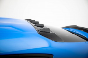 The extension of the rear window Toyota Supra Mk5