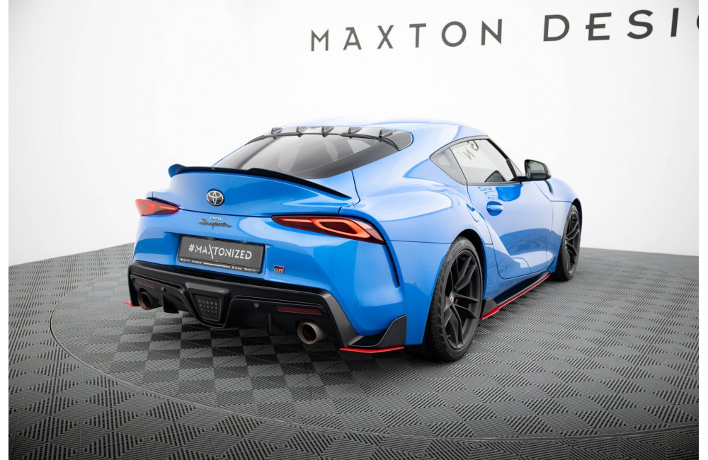 Rear Side Splitters V.2 Toyota Supra Mk5 - Gloss Black