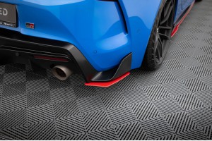 Rear Side Splitters V.2 Toyota Supra Mk5 - Gloss Black