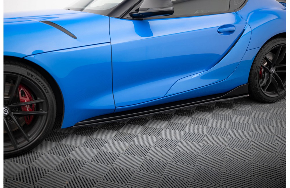 Side skirts Diffusers V.2 Toyota Supra Mk5 - Gloss Black Side skirts Diffusers V.2 Toyota Supra Mk5 - Gloss Black
