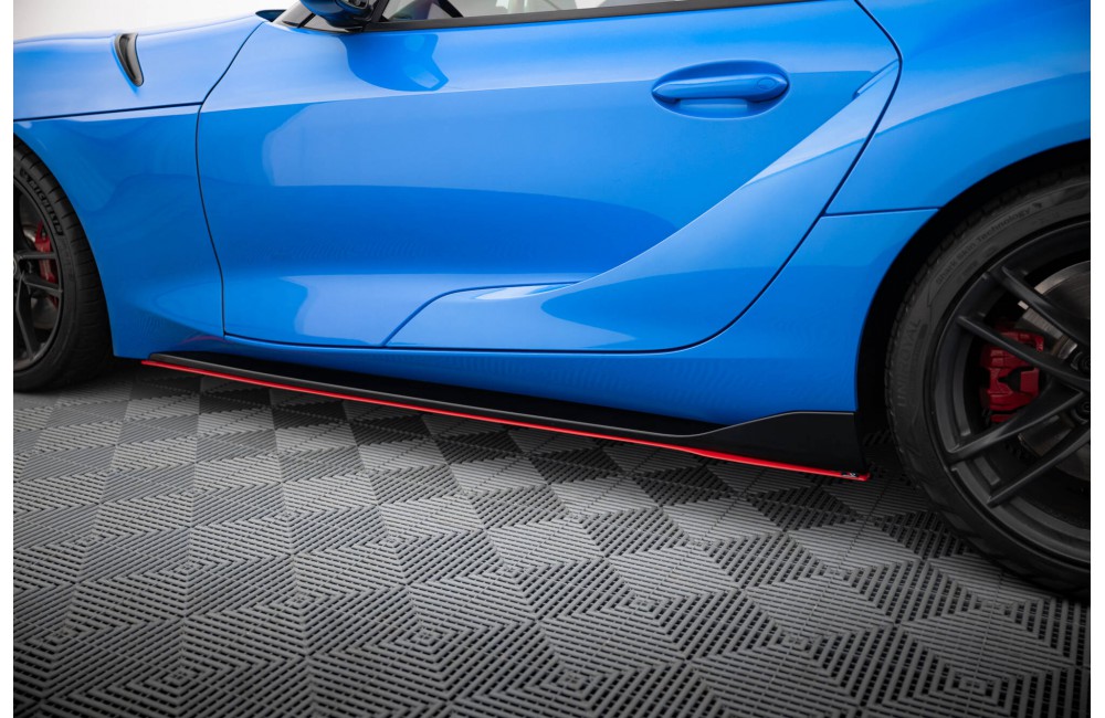 Side skirts Diffusers V.2 Toyota Supra Mk5 - Gloss Black Side skirts Diffusers V.2 Toyota Supra Mk5 - Gloss Black