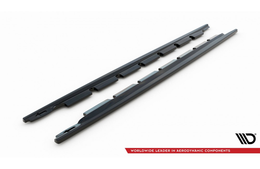 Side Skirts Diffusers Toyota Yaris Mk3 Facelift