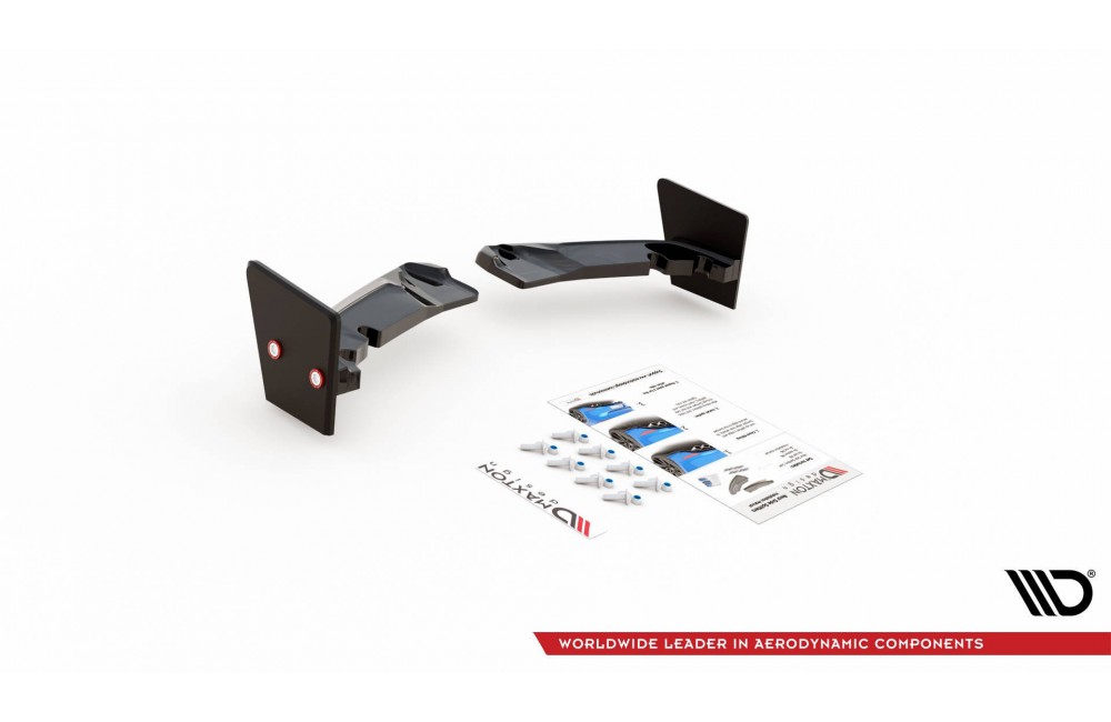 Rear Side Splitters + Flaps V.4 Toyota GR Yaris Mk4
