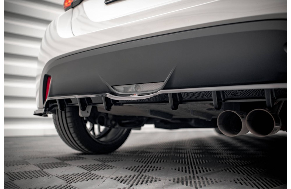 Rear Splitter (with vertical bars) V.2 Toyota Yaris Mk4