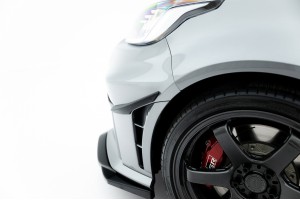 Front Bumper Wings (Canards) Toyota GR Yaris Mk4 Facelift