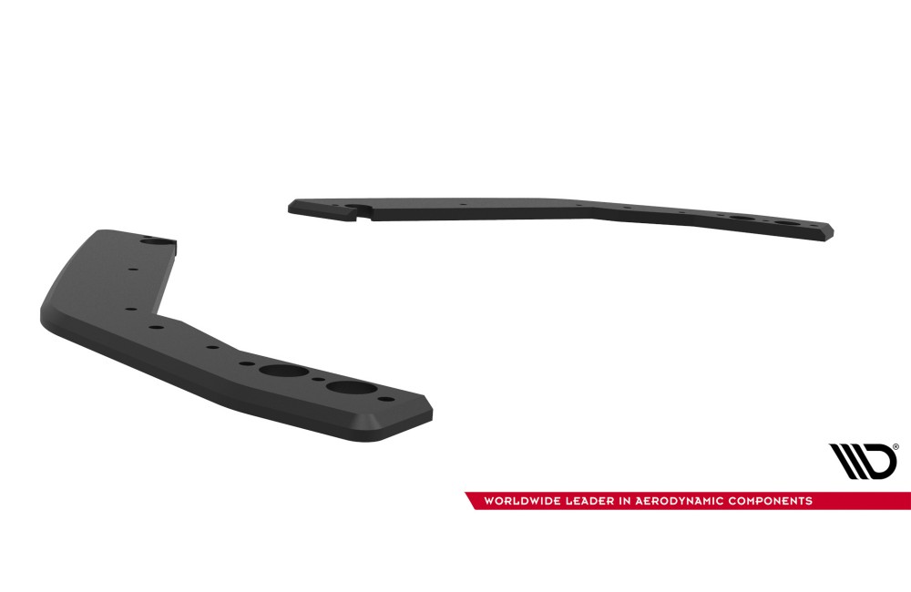 Street Pro Rear Side Splitters Toyota GR Corolla Mk12 - Black