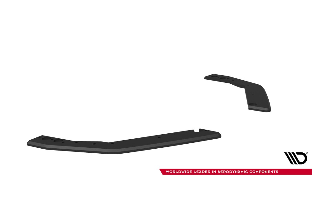 Street Pro Rear Side Splitters Toyota GR Corolla Mk12 - Black