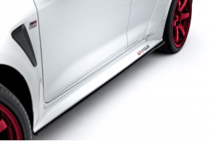 Street Pro Side Skirts Diffusers Toyota GR Corolla Mk12 - Black-Red Street Pro Side Skirts Diffusers Toyota GR Corolla Mk12 - Black-Red