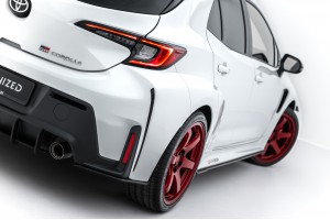 Street Pro Side Skirts Diffusers Toyota GR Corolla Mk12 - Black-Red Street Pro Side Skirts Diffusers Toyota GR Corolla Mk12 - Black-Red